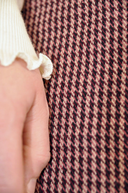 Scamiciato Twiggy lana/viscosa fantasia