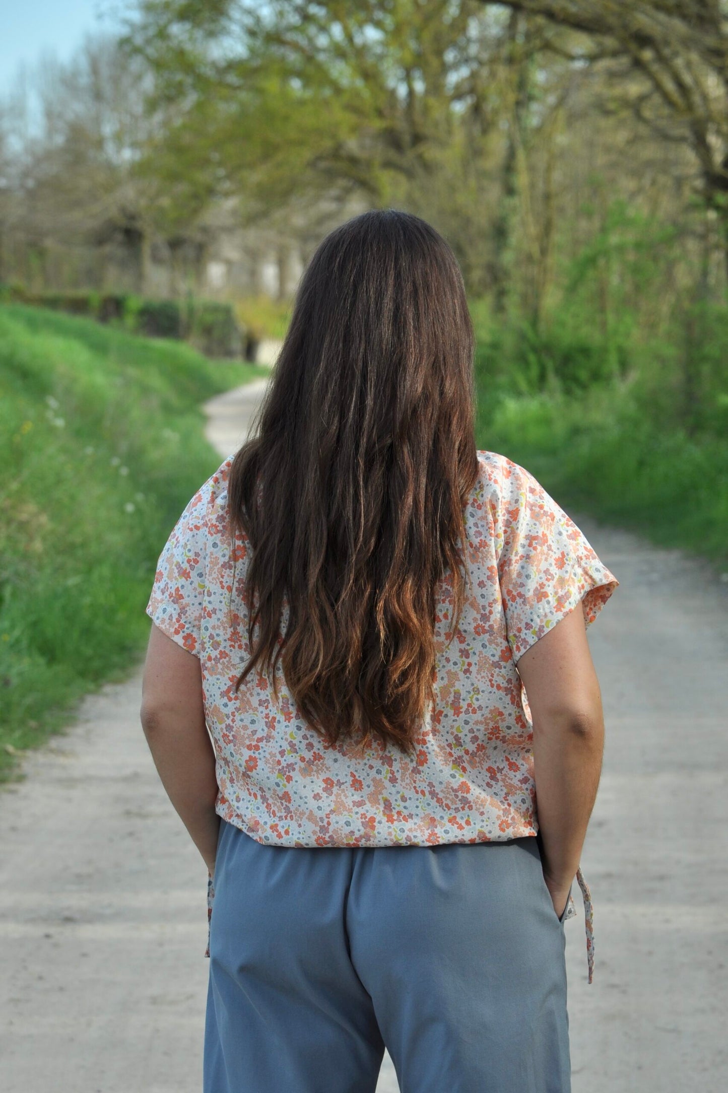 Blusa fiocchi fiori