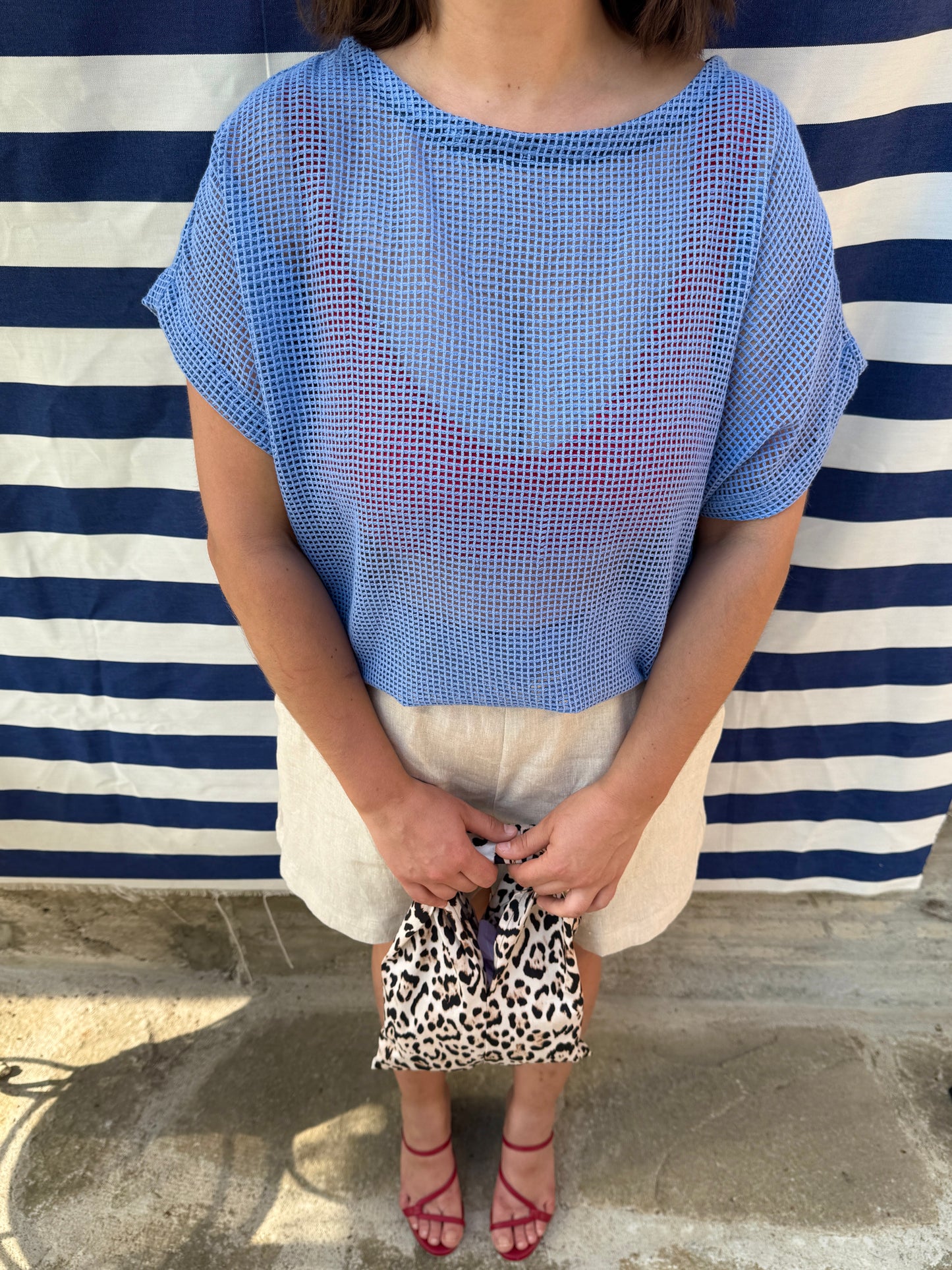 Maglia Basic a rete