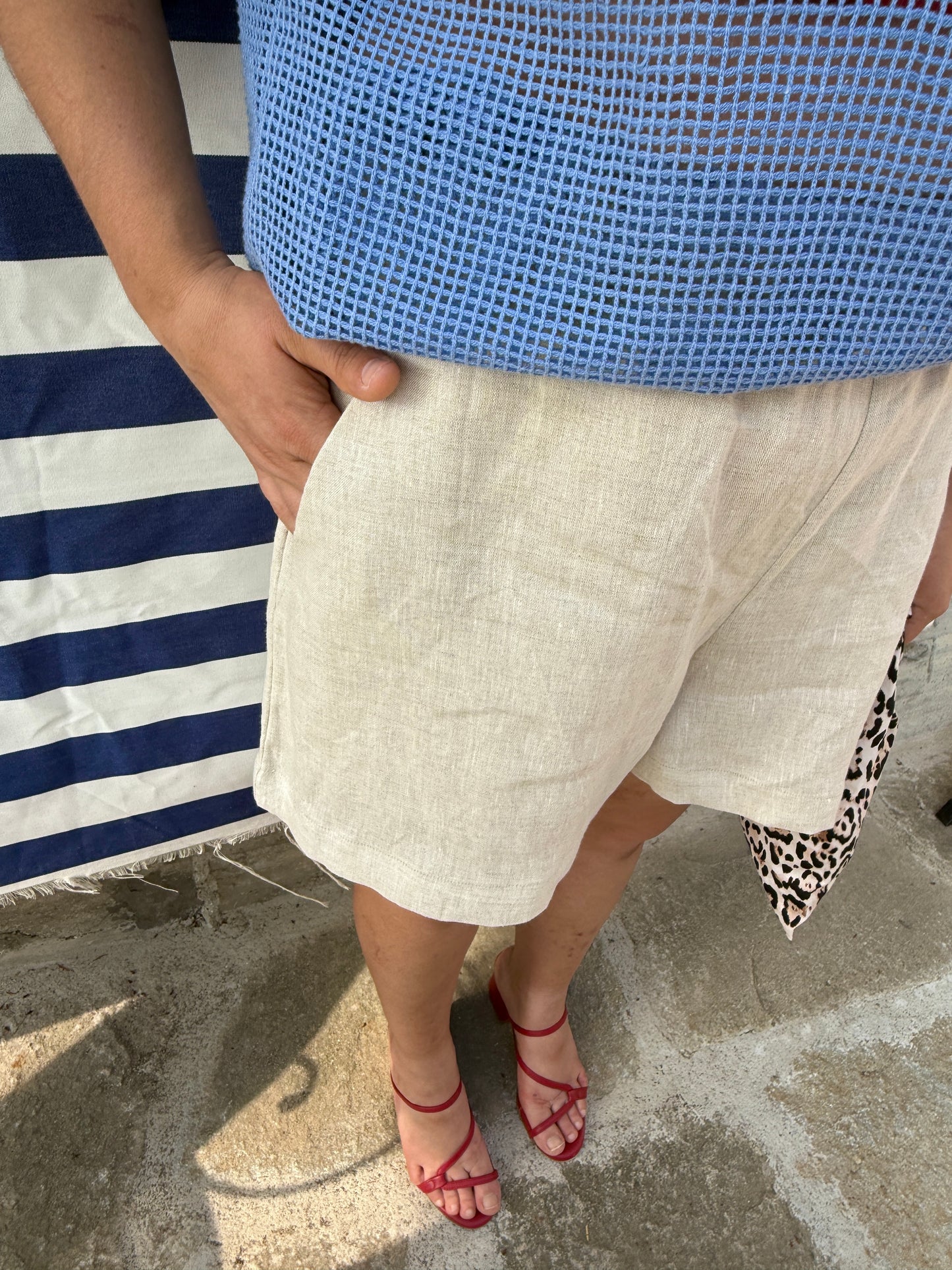 Shorts Holidays beige