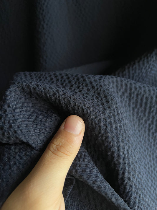 Maglia Basic bouclè blu