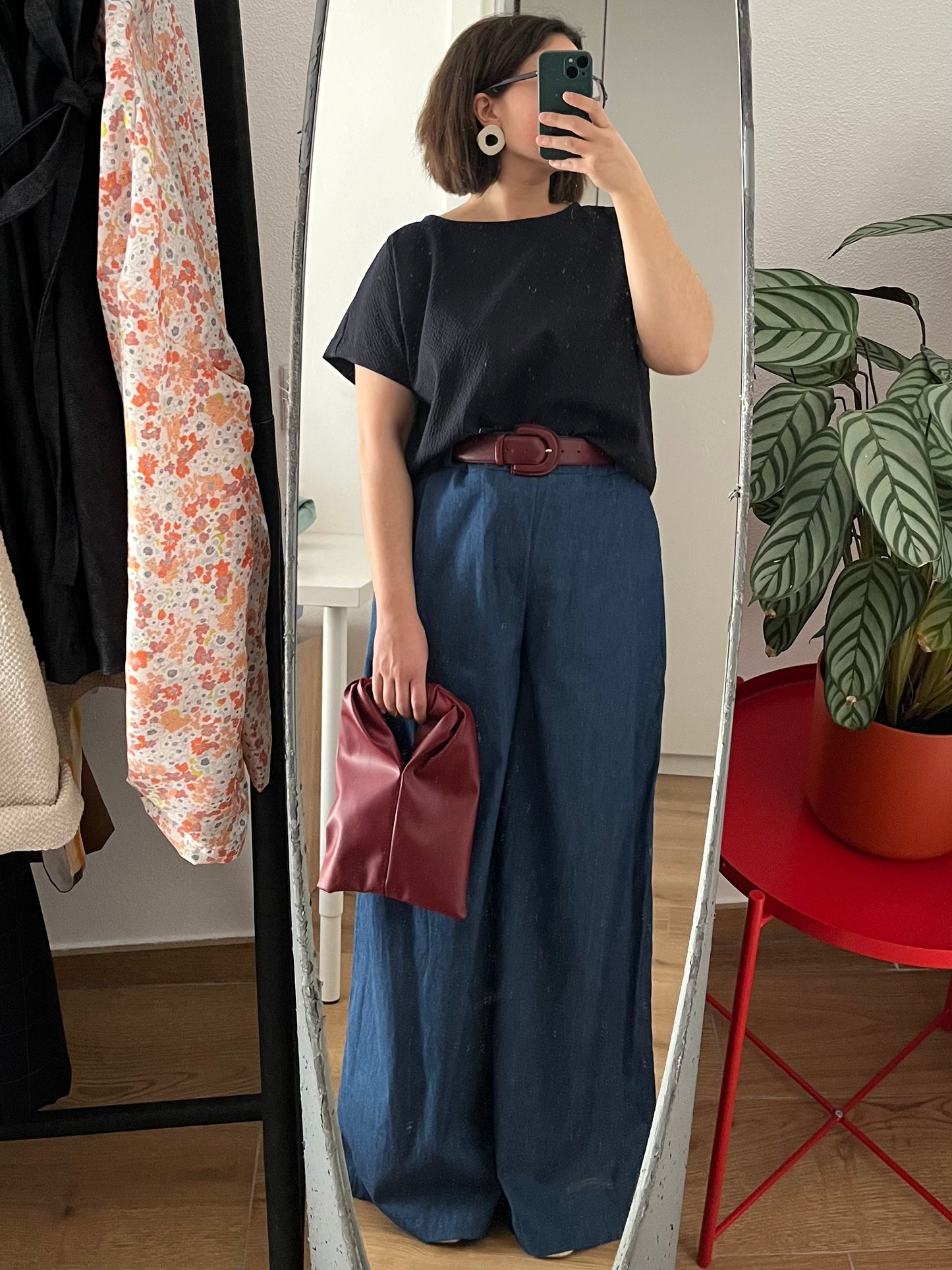 Maglia Basic bouclè blu