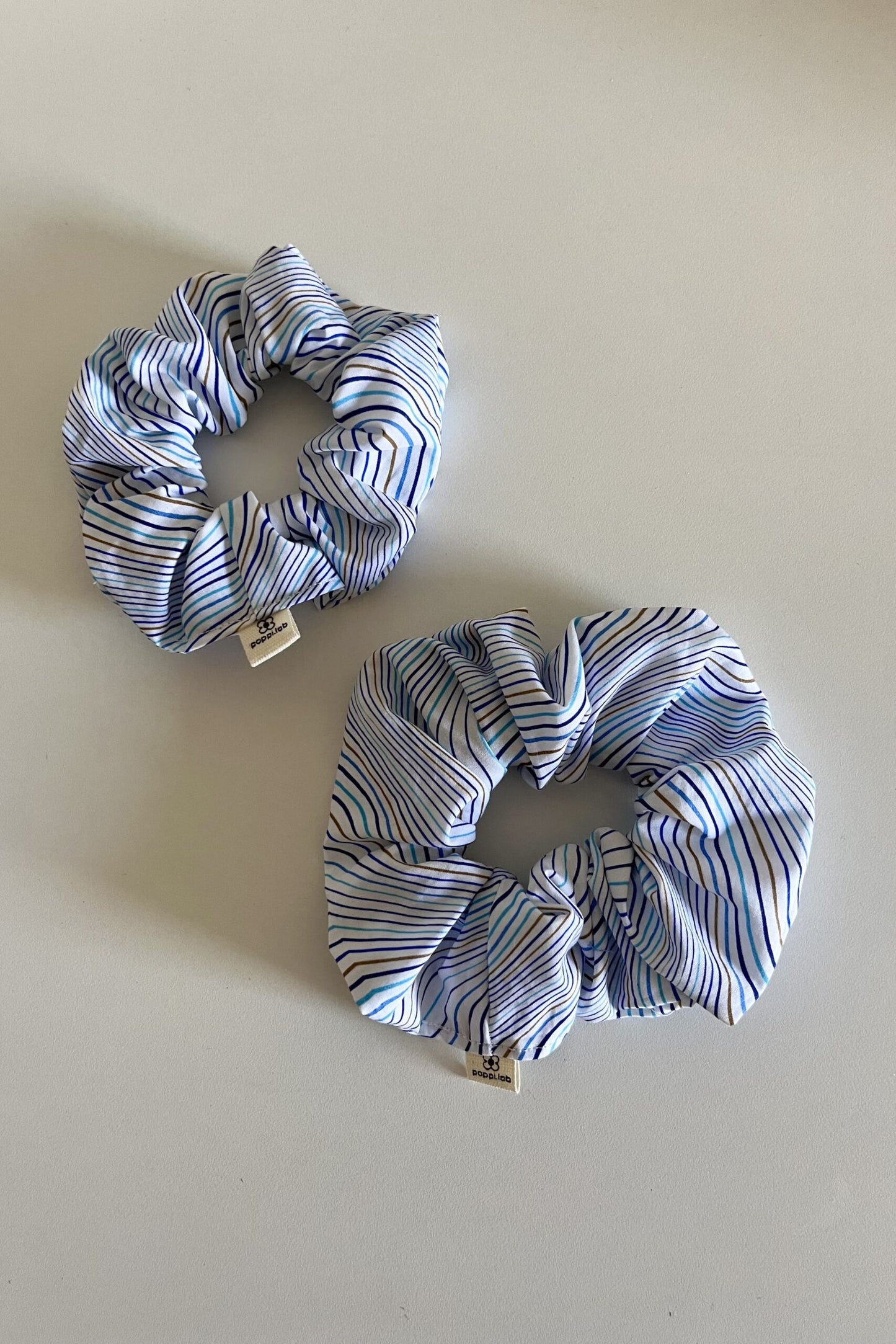 Scrunchie onde blu