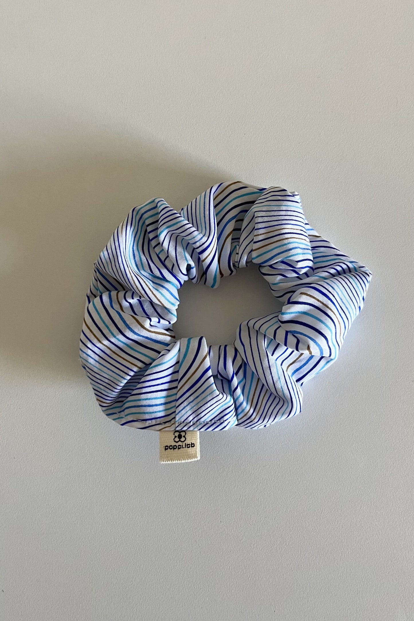 Scrunchie onde blu
