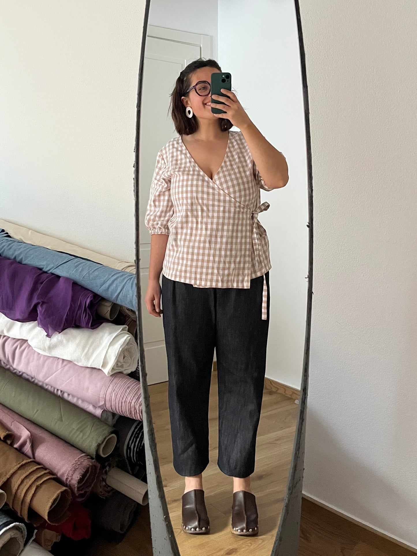 Blusa Clementina quadri