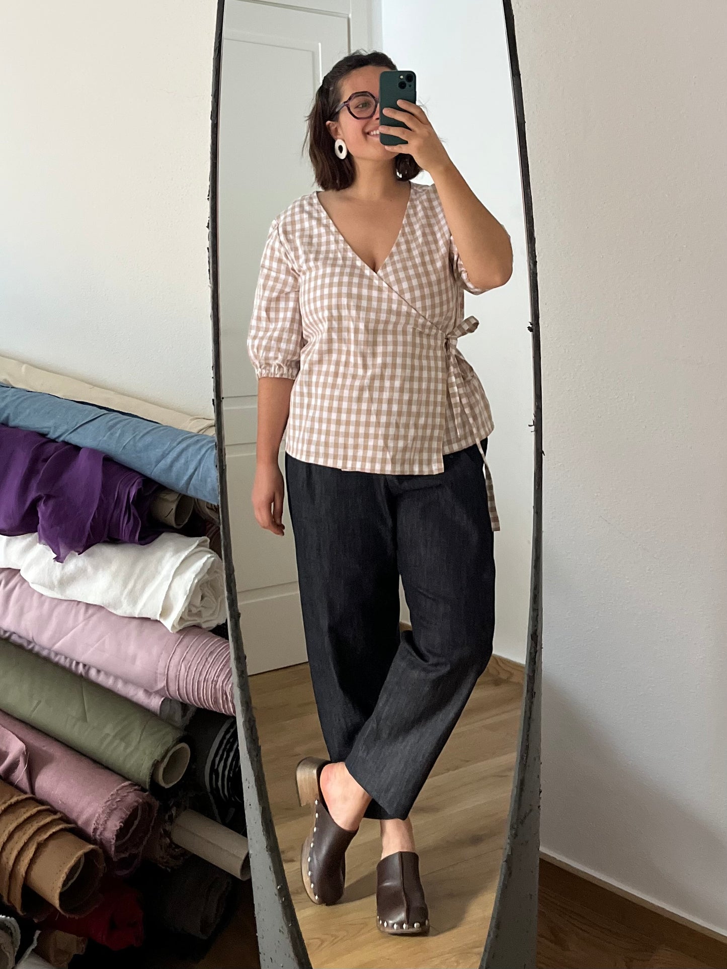 Blusa Clementina quadri