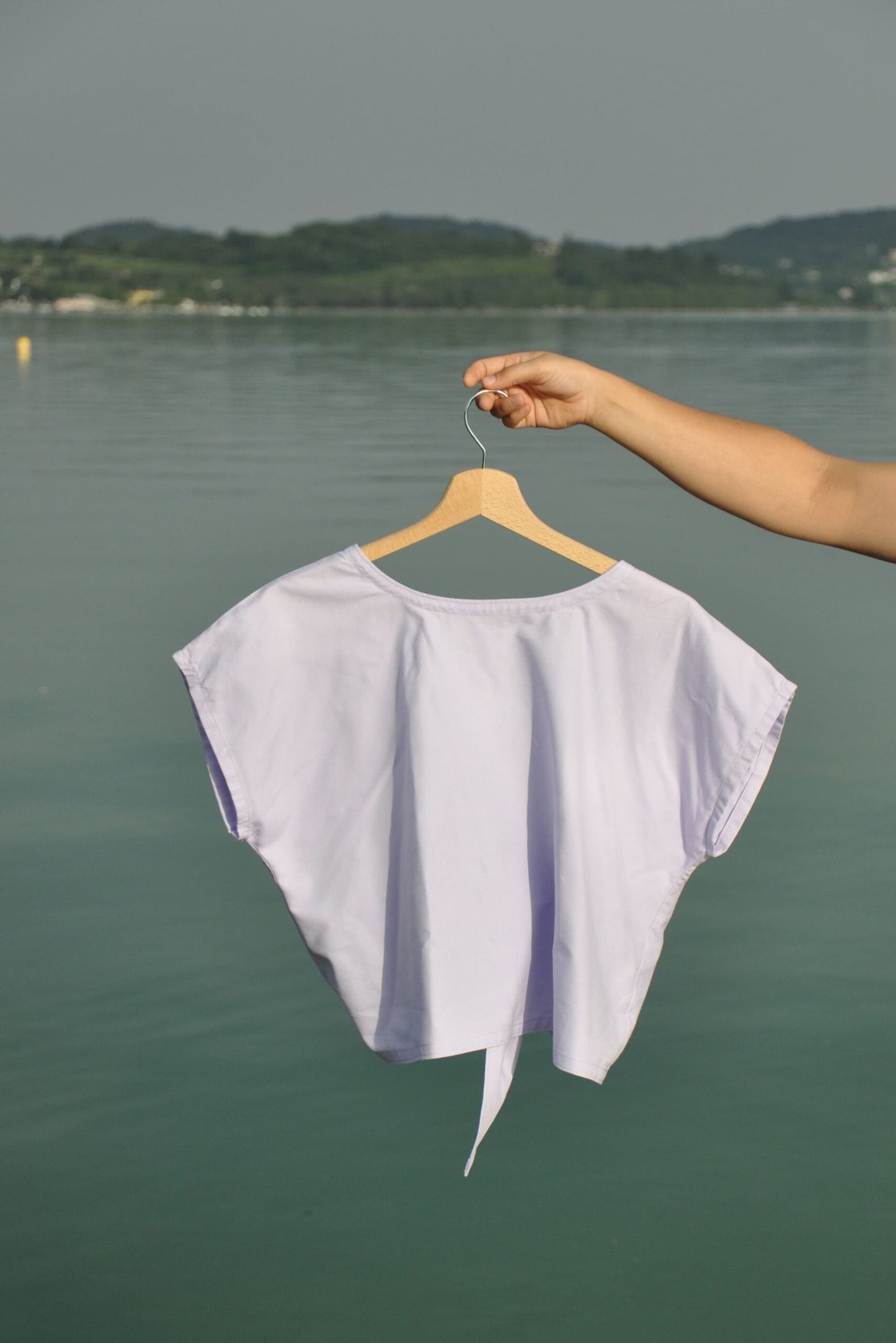 Maglia Nodo cotone lilla