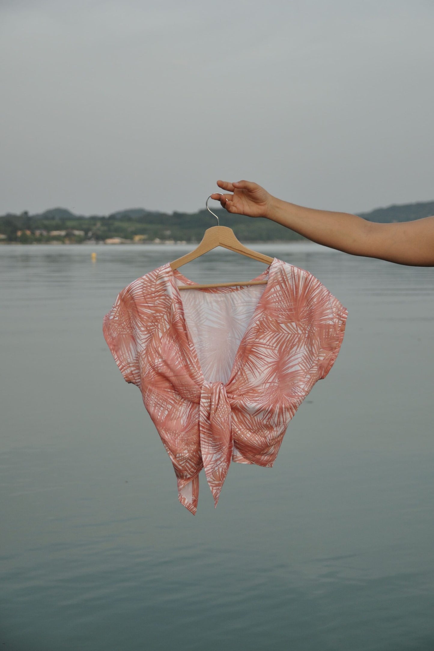 Maglia Nodo cotone palme