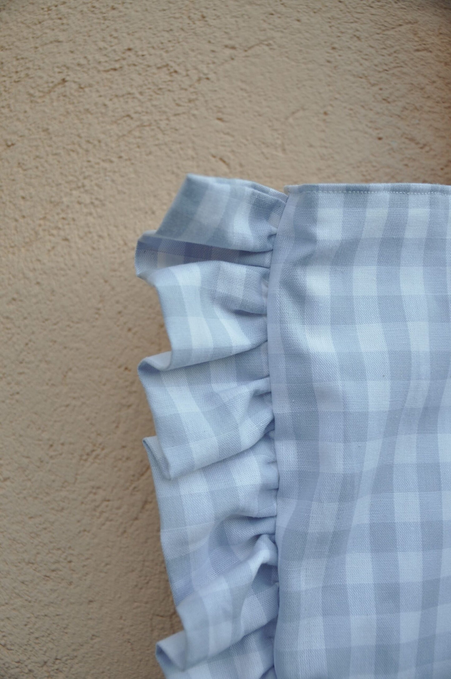 Shopper vichy azzurro