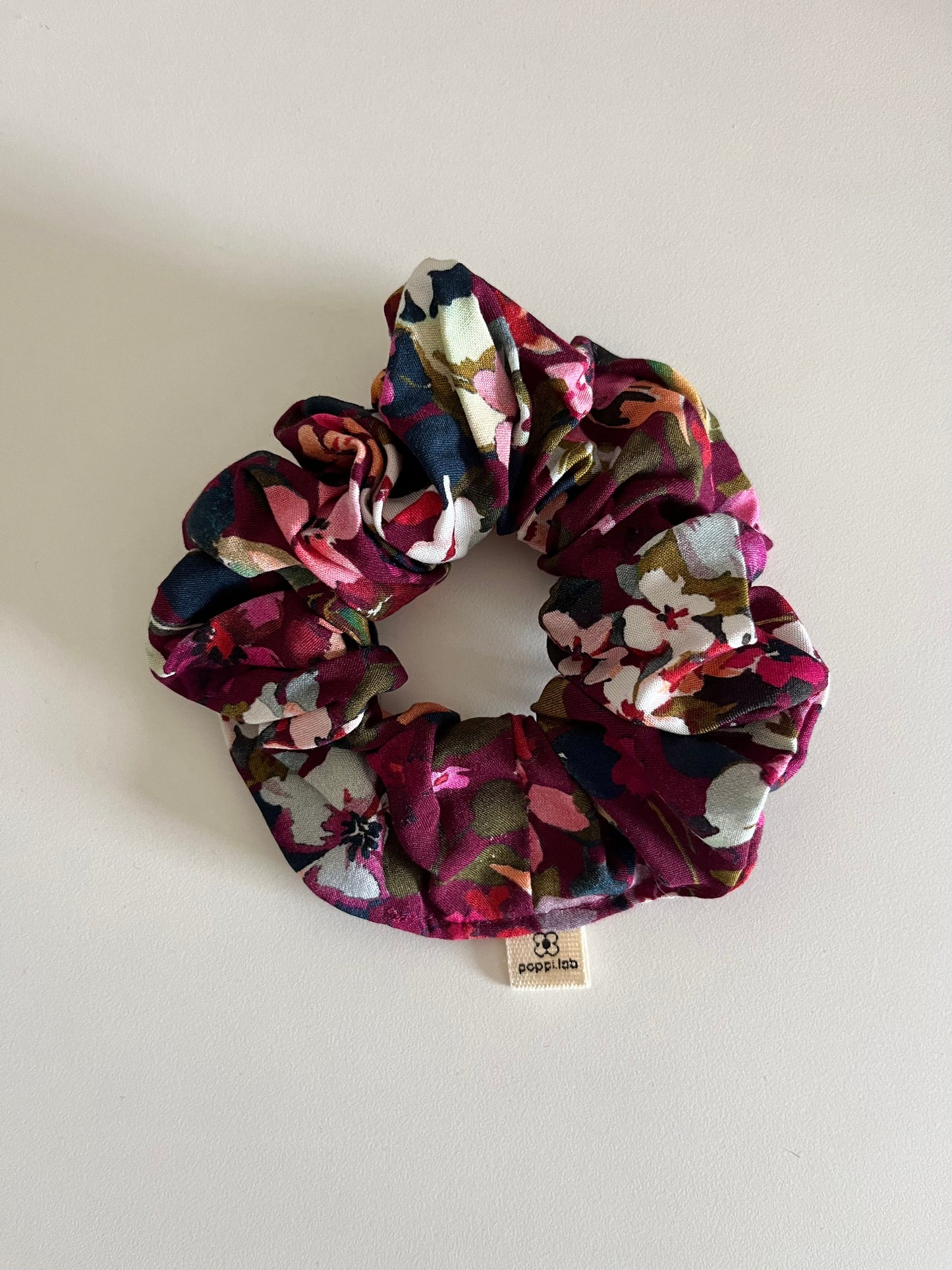 Scrunchie fiori acquerello