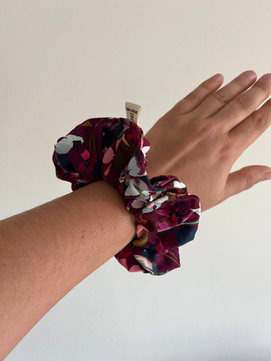 Scrunchie fiori acquerello