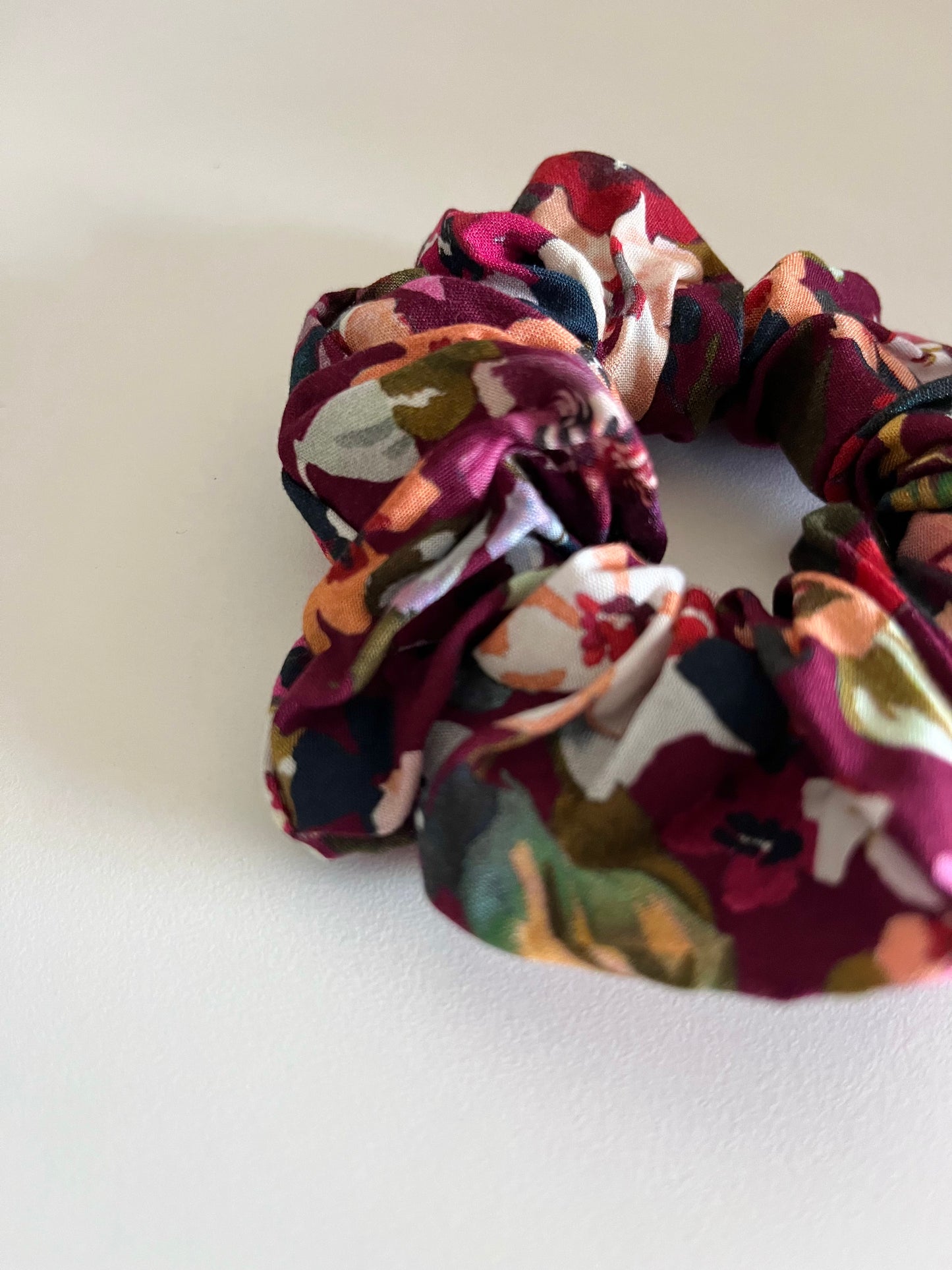 Scrunchie fiori acquerello