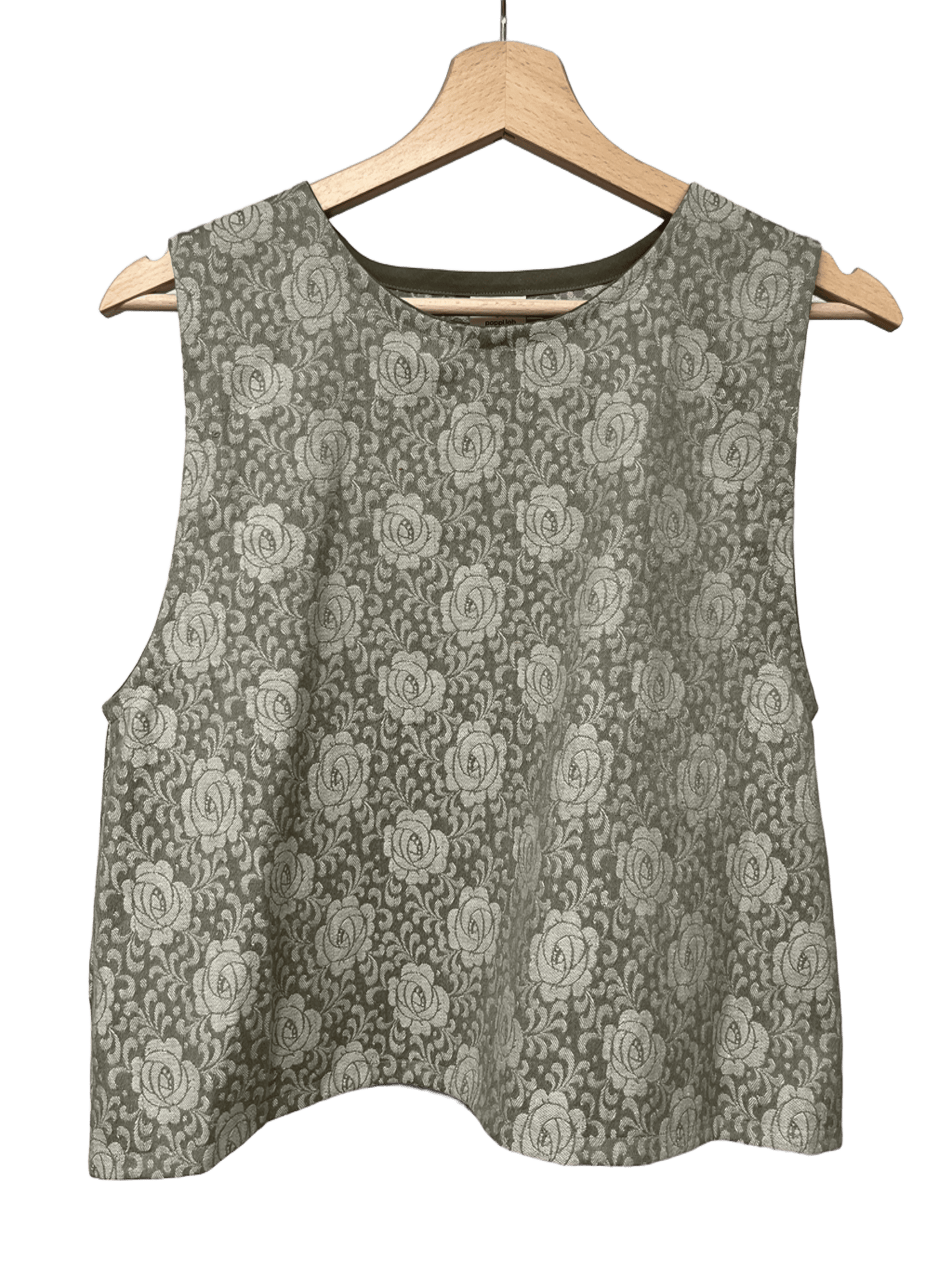 Gilet cotone a fiori