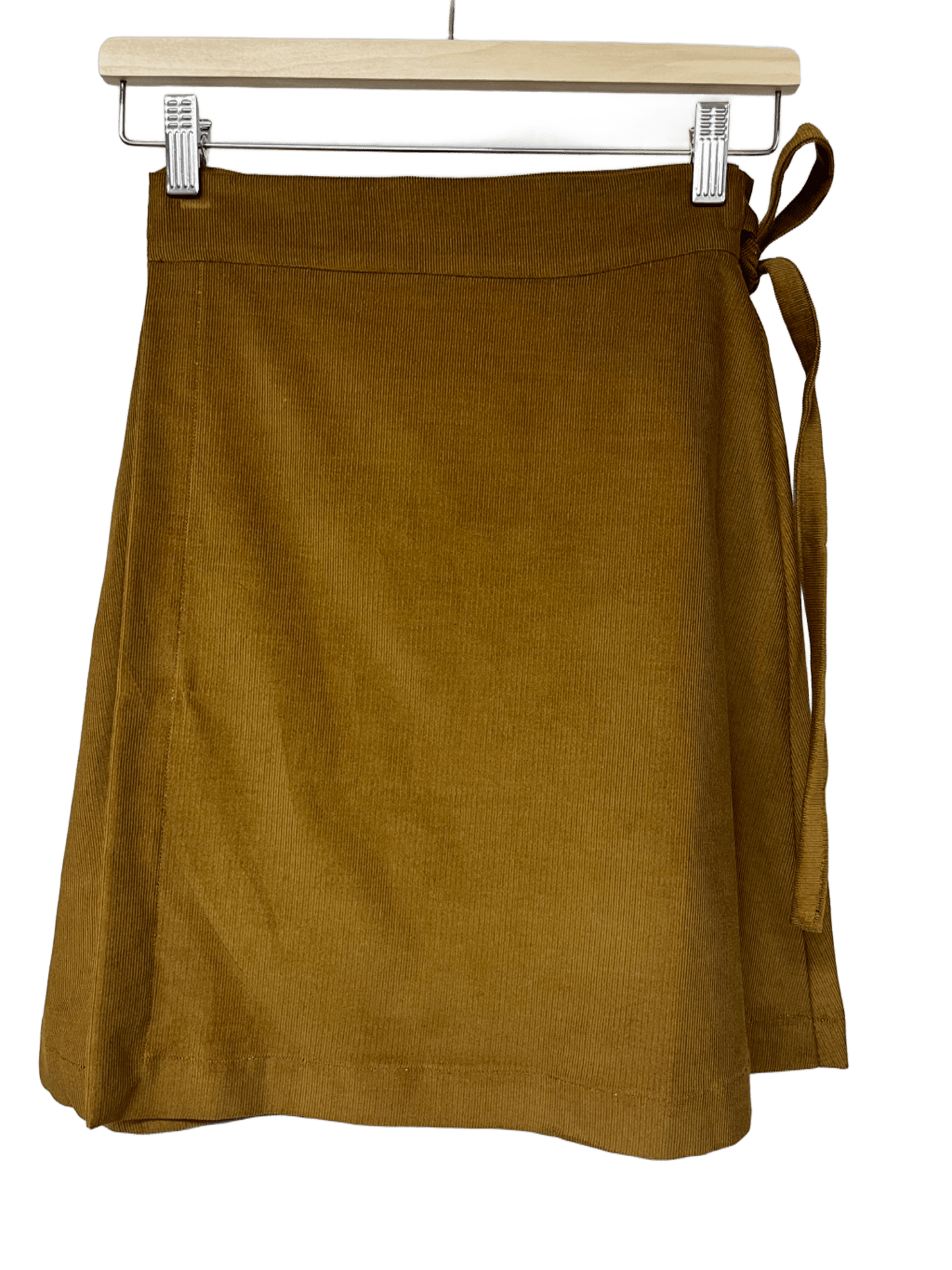 Gonna Duna velluto leggero color miele