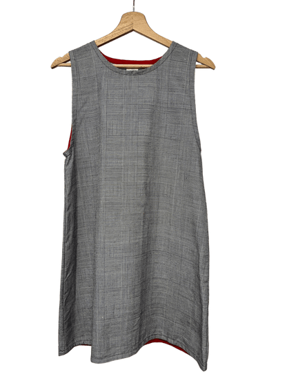 Scamiciato Twiggy cotone tartan bianco/nero