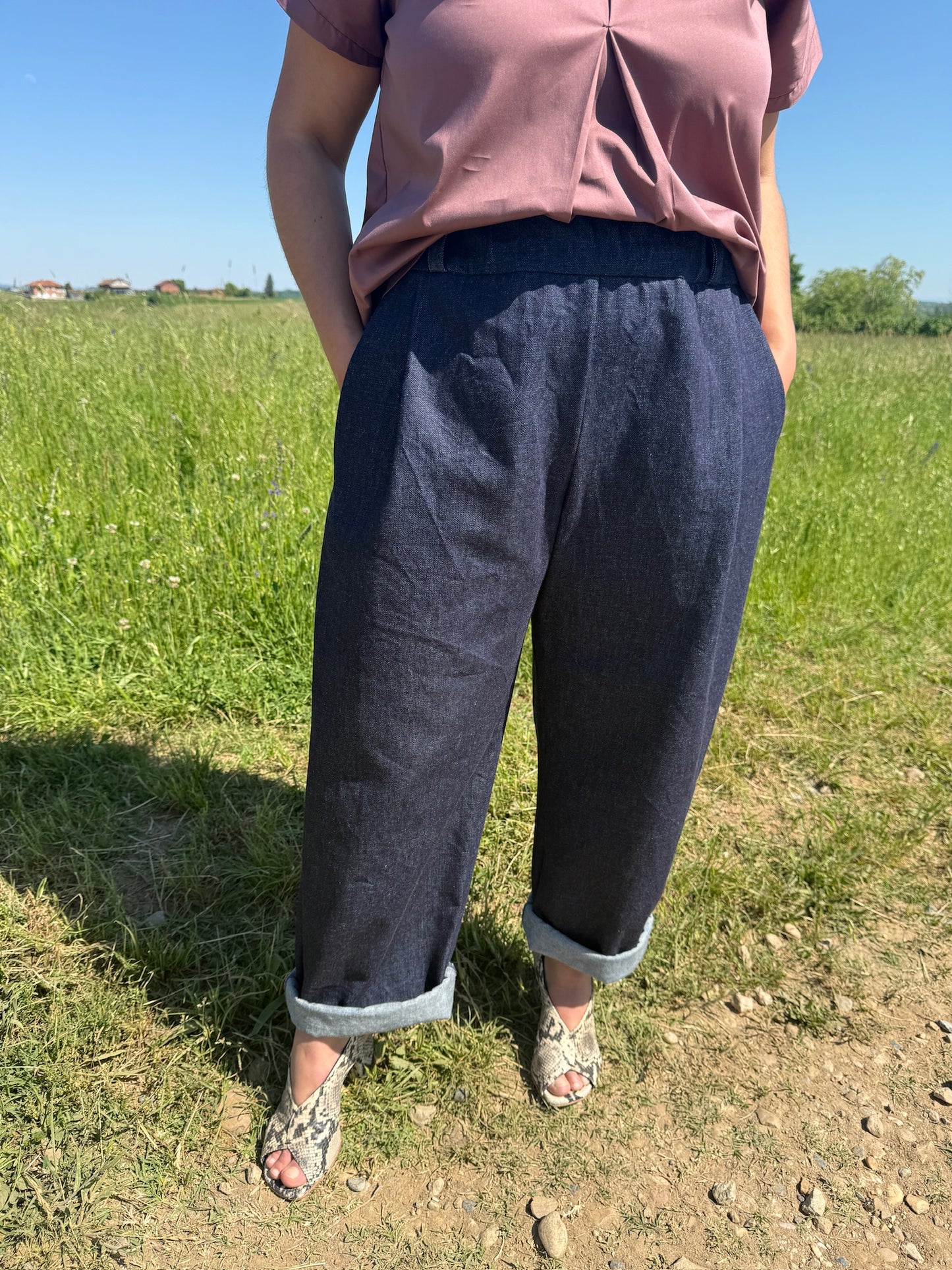 Pantaloni Goji denim