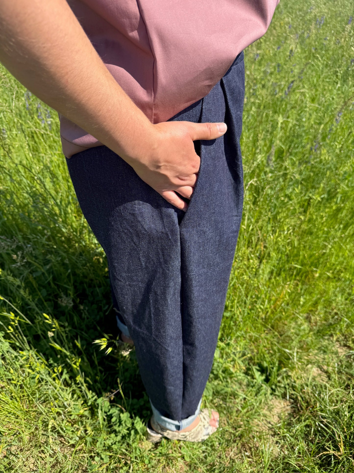 Pantaloni Goji denim