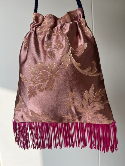 Borsetta a sacchetto con frange nr. 1