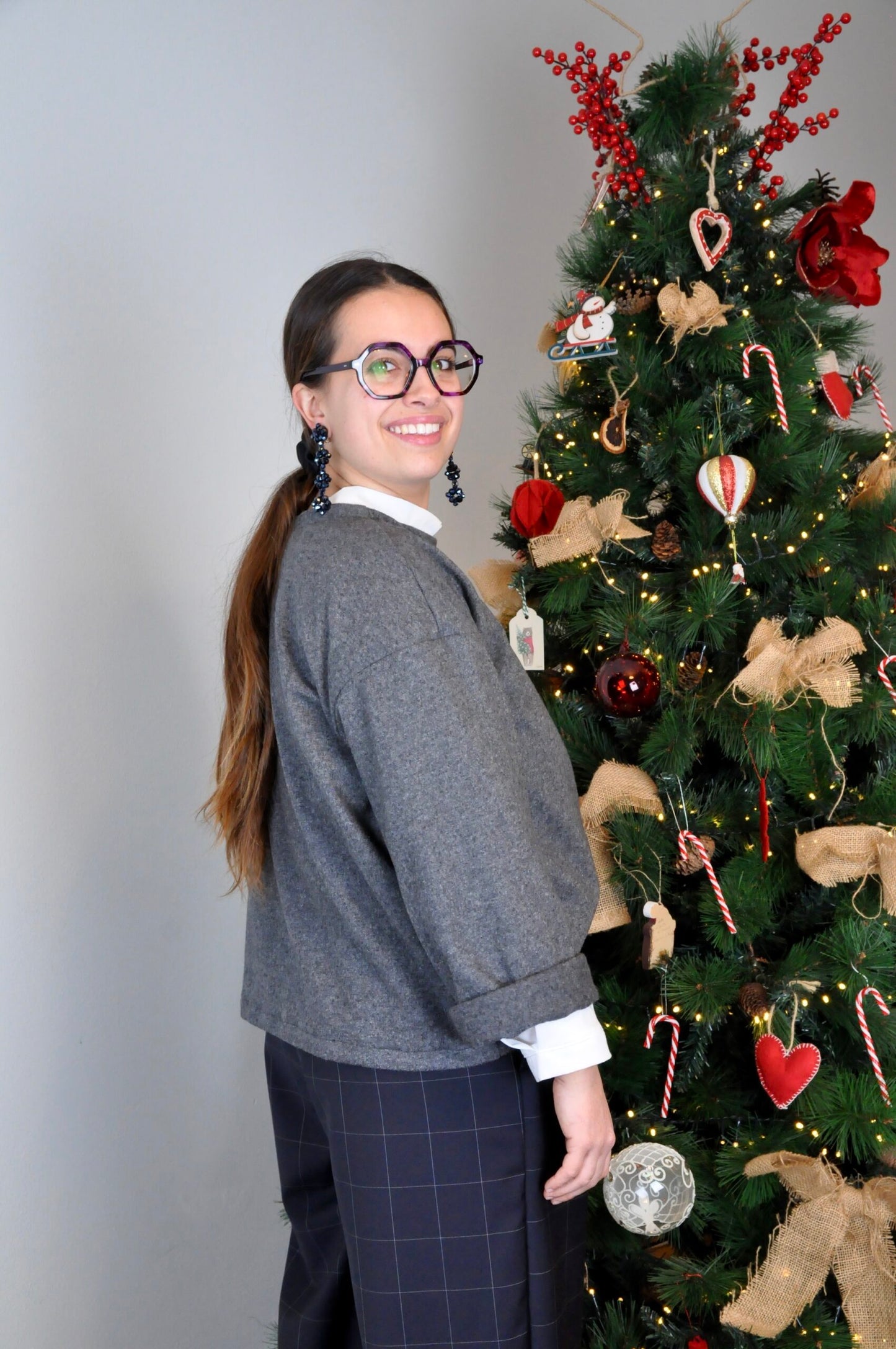 Maglione Brina lana/cachemire grigio