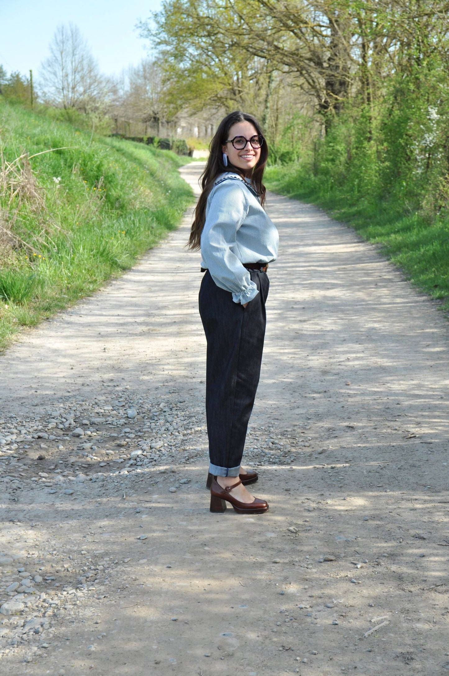 Pantaloni Vanilla denim