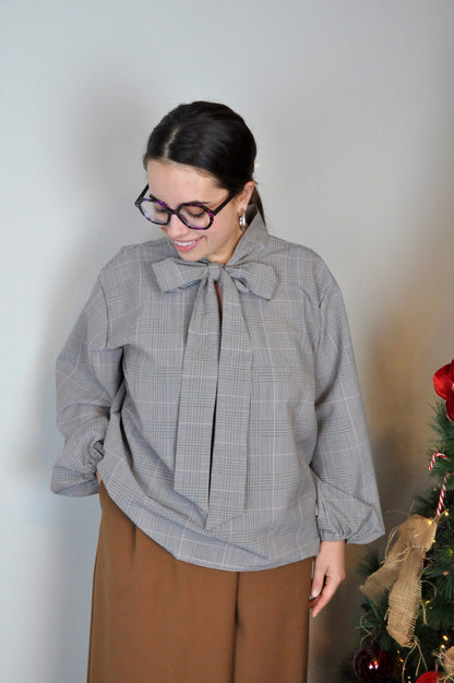 Blusa Ortensia quadri