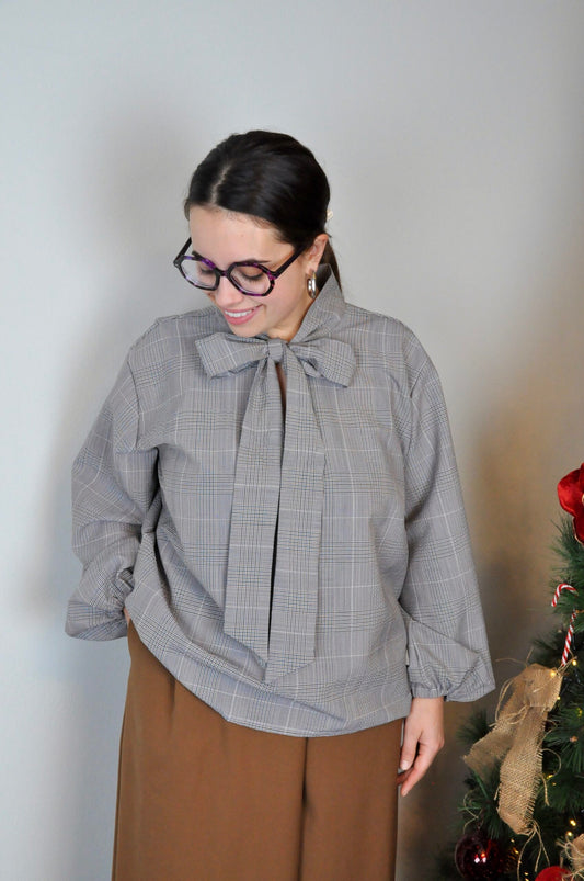 Blusa Ortensia quadri
