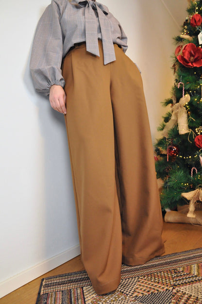 Pantaloni Evergreen lana marrone