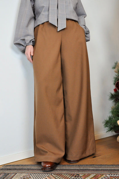 Pantaloni Evergreen lana marrone