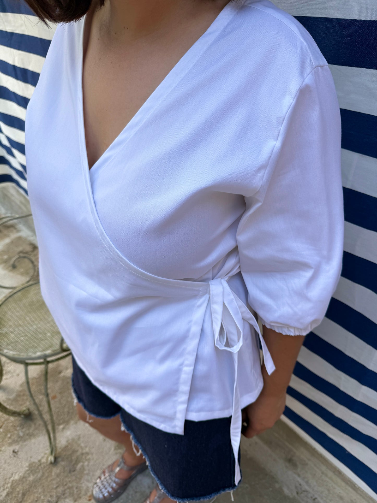 Blusa Clementina bianca