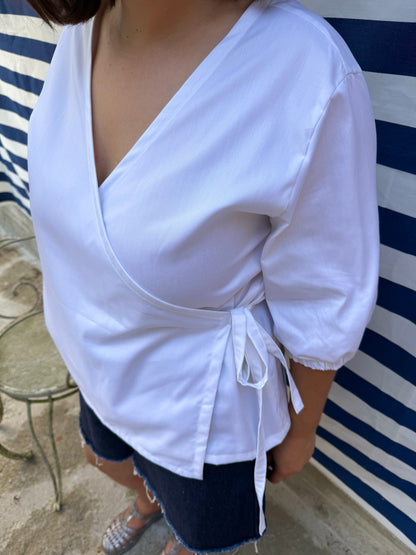 Blusa Clementina bianca