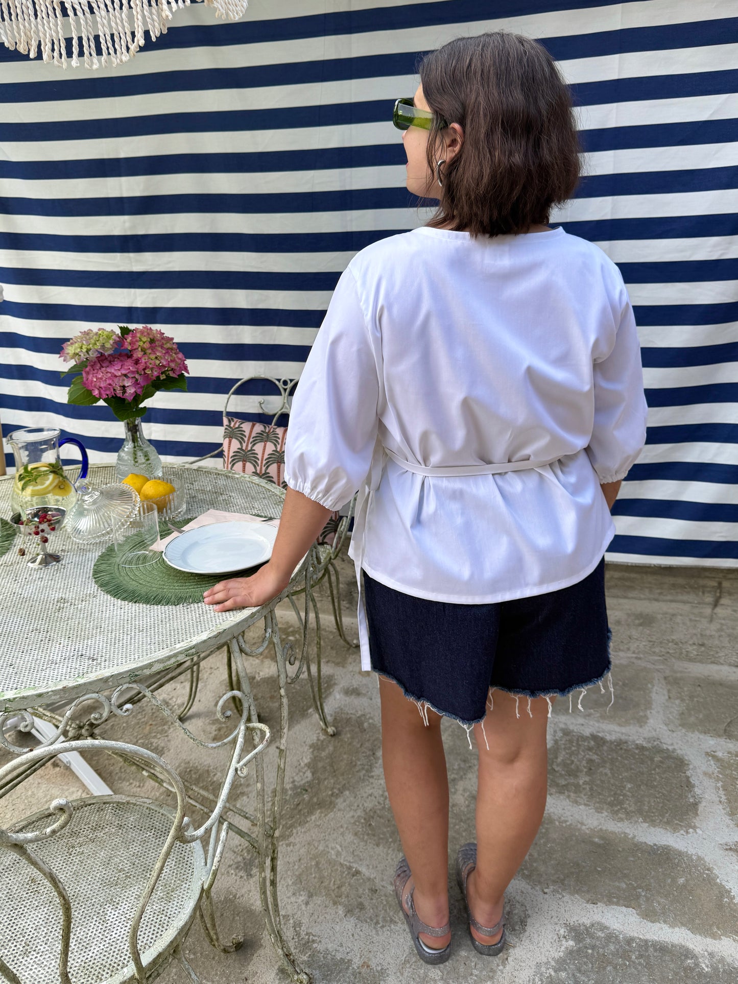 Blusa Clementina bianca