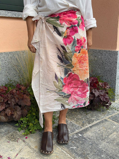 Pareo fantasia fiori