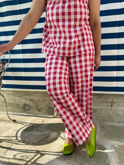 Pantalone Pajamas quadri