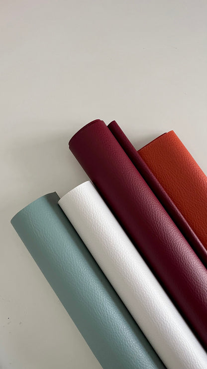 Borsetta ecopelle arancio bruciato