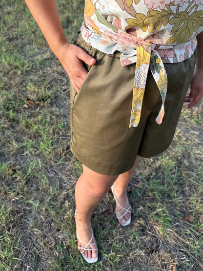 Shorts Holidays verde militare