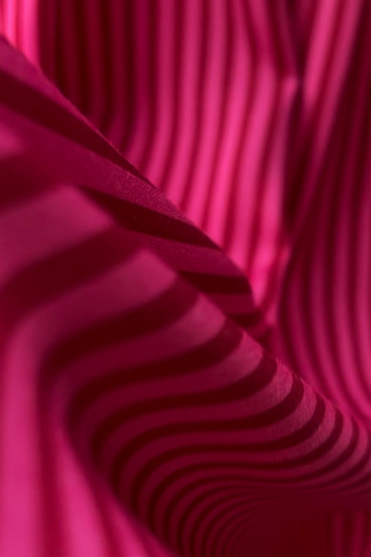 Gonna Marea a righe rosse e fucsia