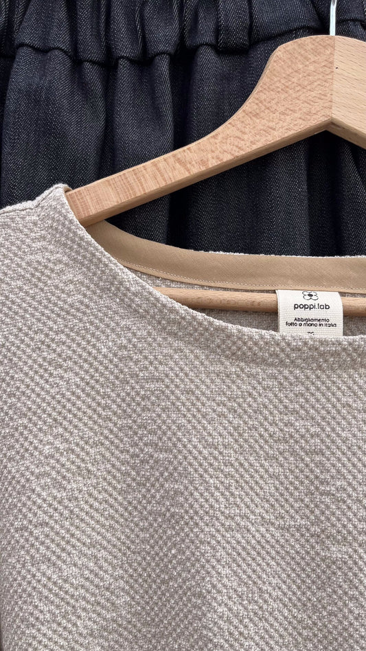 Maglione Brina lana bouclè beige