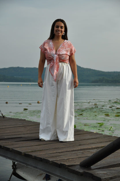 Maglia Nodo cotone palme