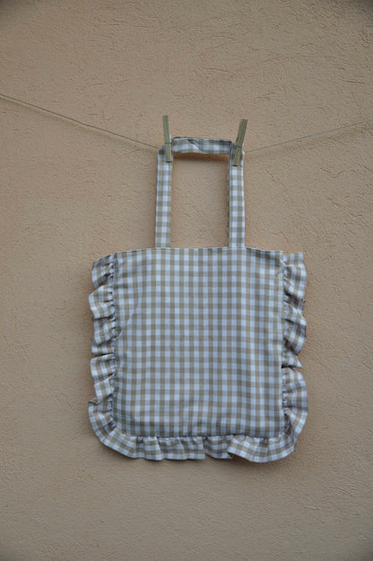 Shopper vichy beige