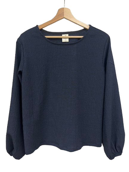 Blusa Libellula blu/nero