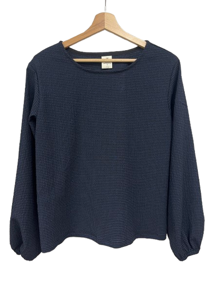 Blusa Libellula blu/nero