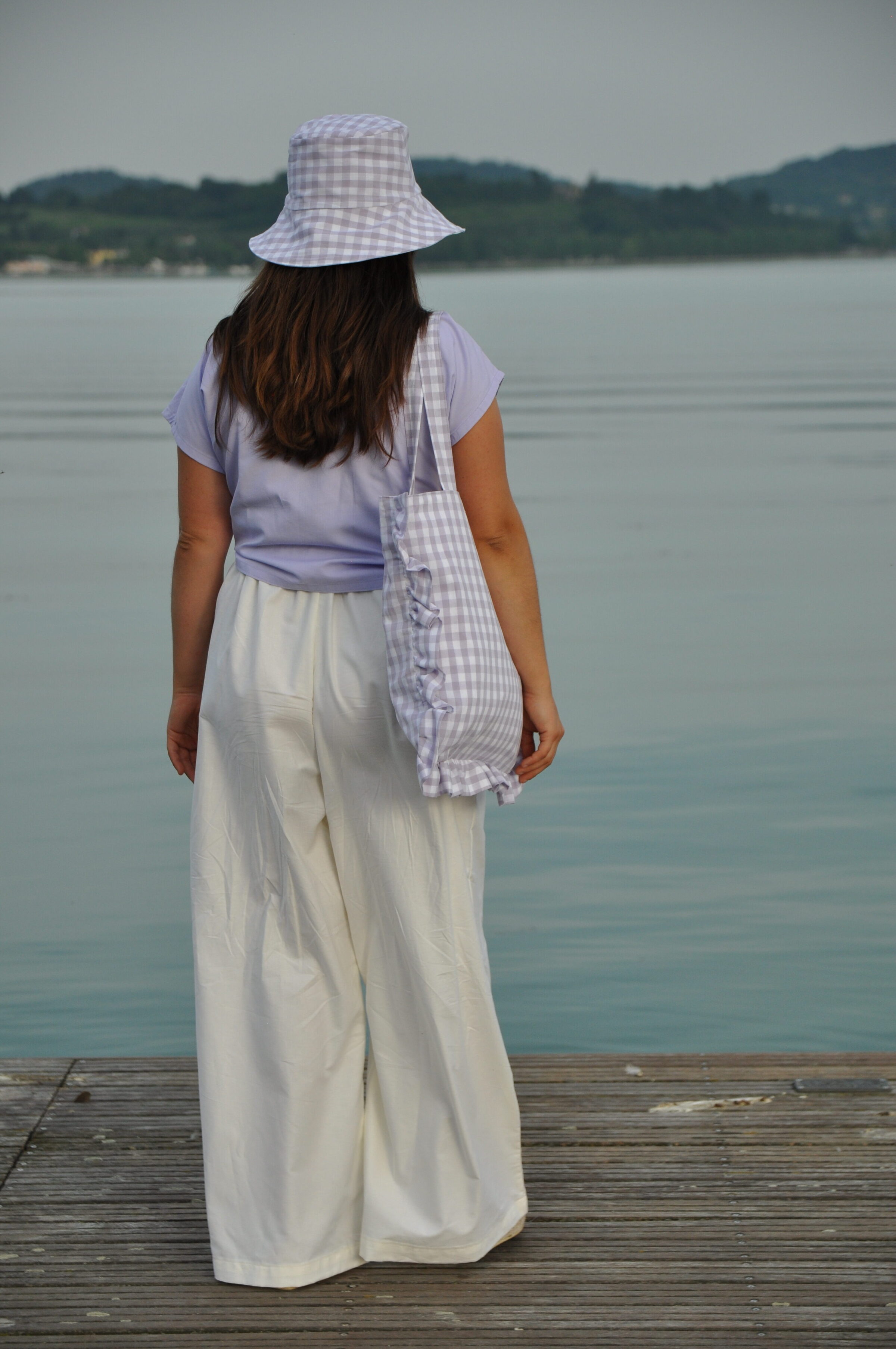 Maglia Nodo cotone lilla - immagine 3