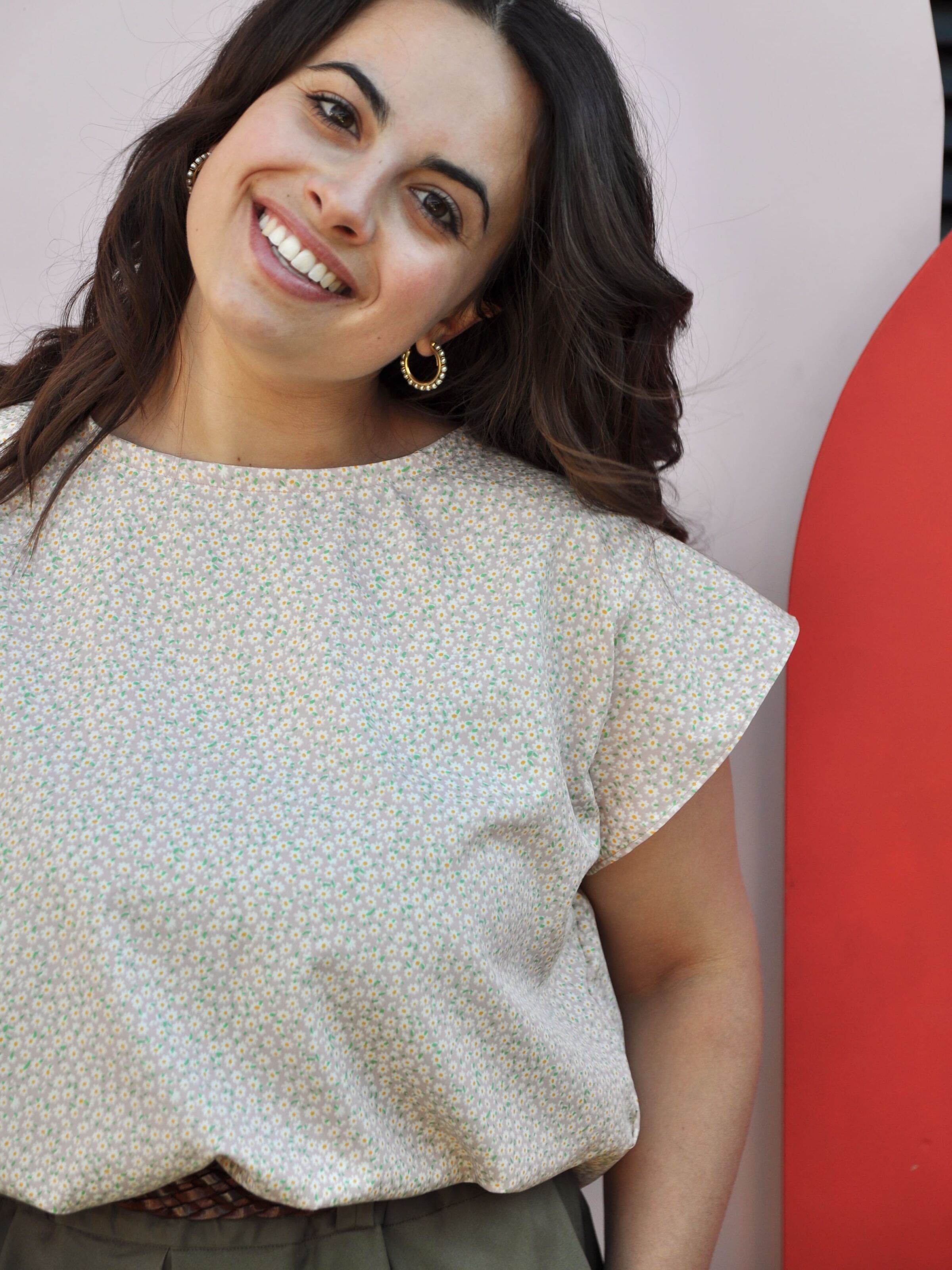 Blusa Camomilla rosa