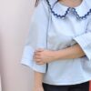 Blusa Poppy azzurra - immagine 3