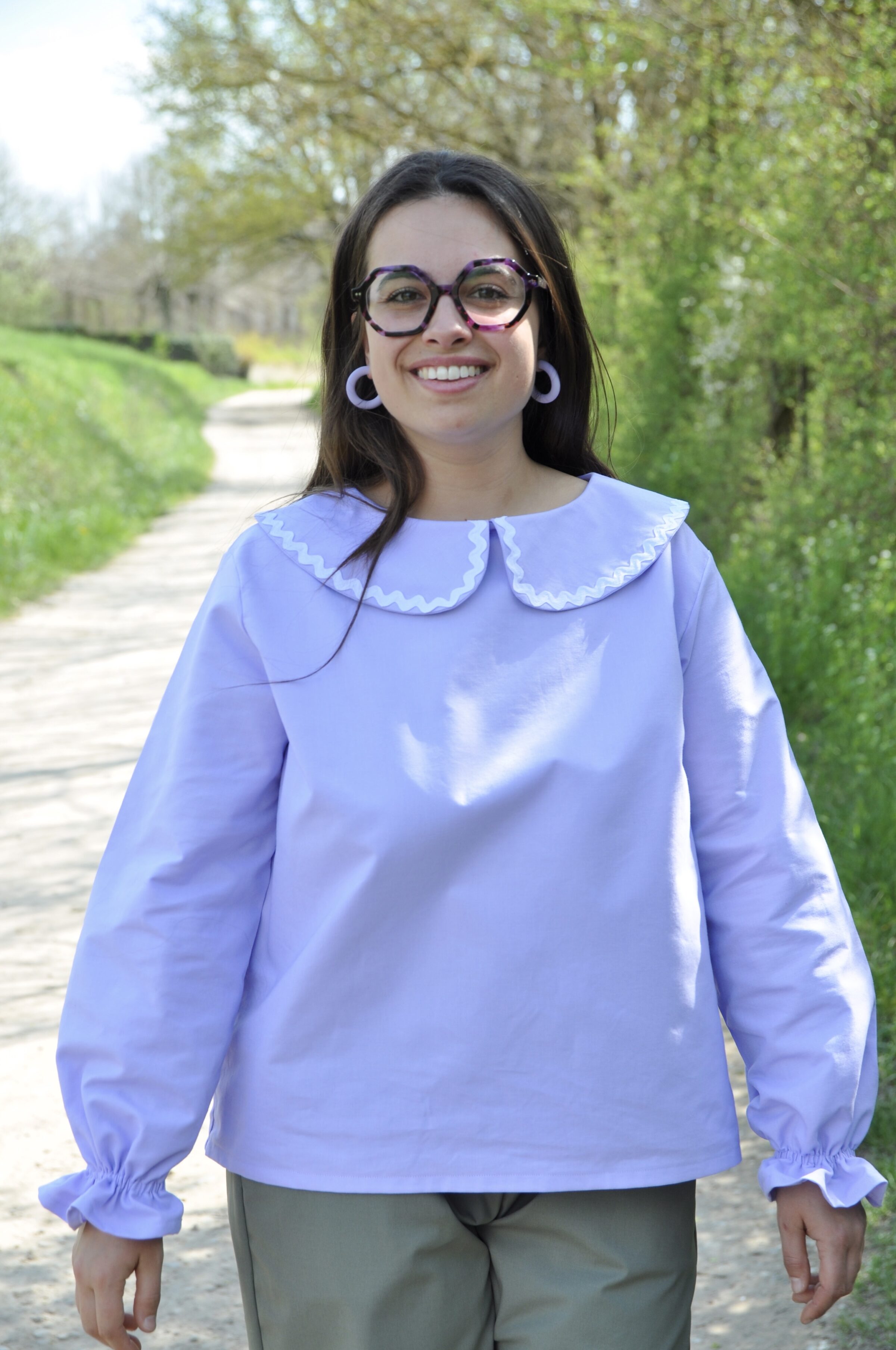 Blusa Poppy 2.0 lilla - immagine 5
