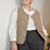 Gilet lana bouclè